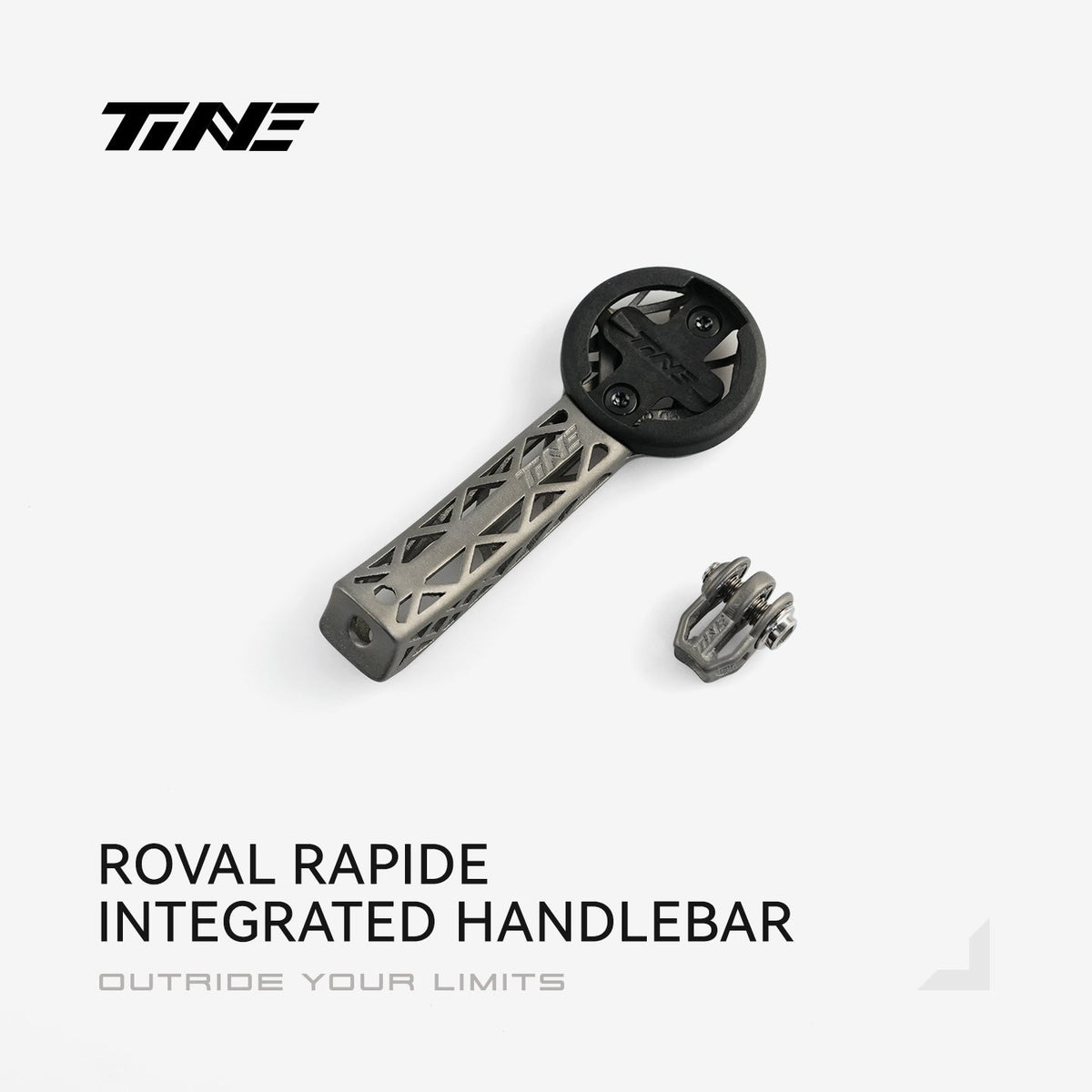 TiNE soporte de ciclocomputador de titanio para el manillar integrado Roval Rapide / Alpinist