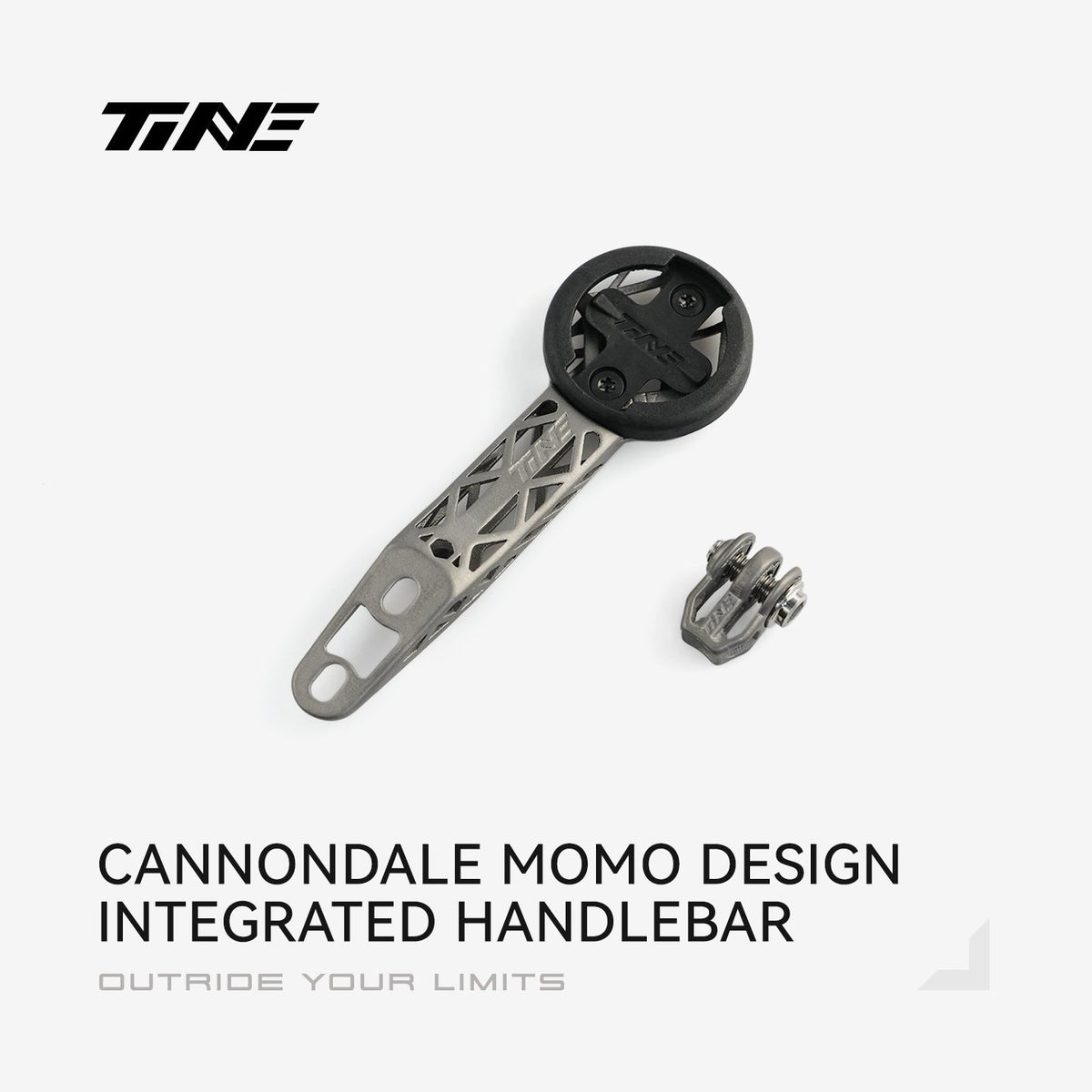 TiNE soporte de ciclocomputador de titanio para el manillar integrado Cannondale MOMO Design