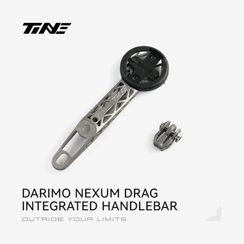 TiNE soporte de ciclocomputador de titanio para el manillar integrado Darimo Nexum Drag