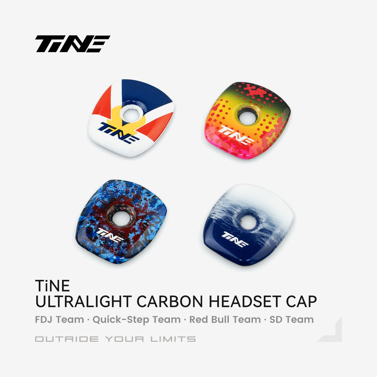 TiNE Top Cap de Carbono Specialized Roval Rapide en las ediciones de equipo RED, SD Team, FDJ Team y Quick-Step