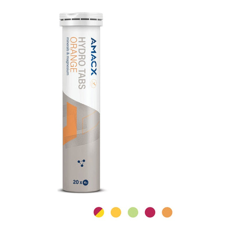 Nutrición Amacx Hydro Tabs, vista frontal