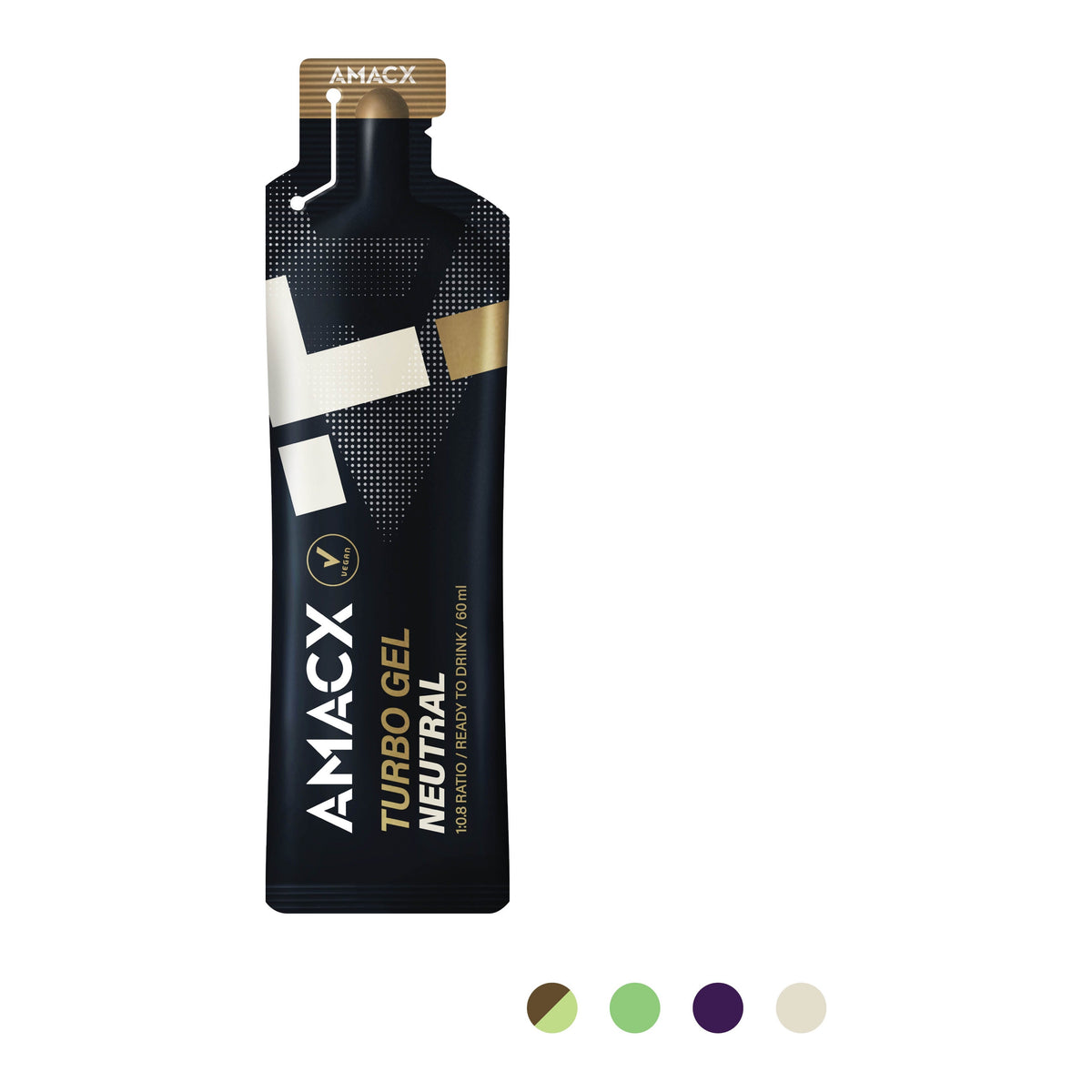 Nutrición Amacx Turbo Gel, vista frontal