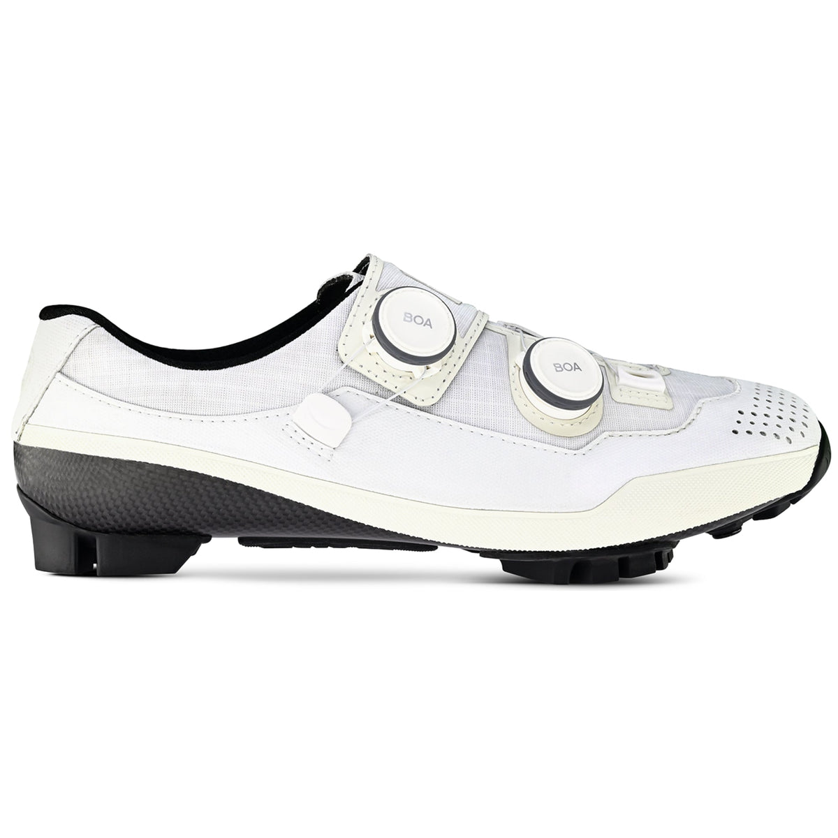 Bont Riot G gravel and MTB shoes in white, outer side