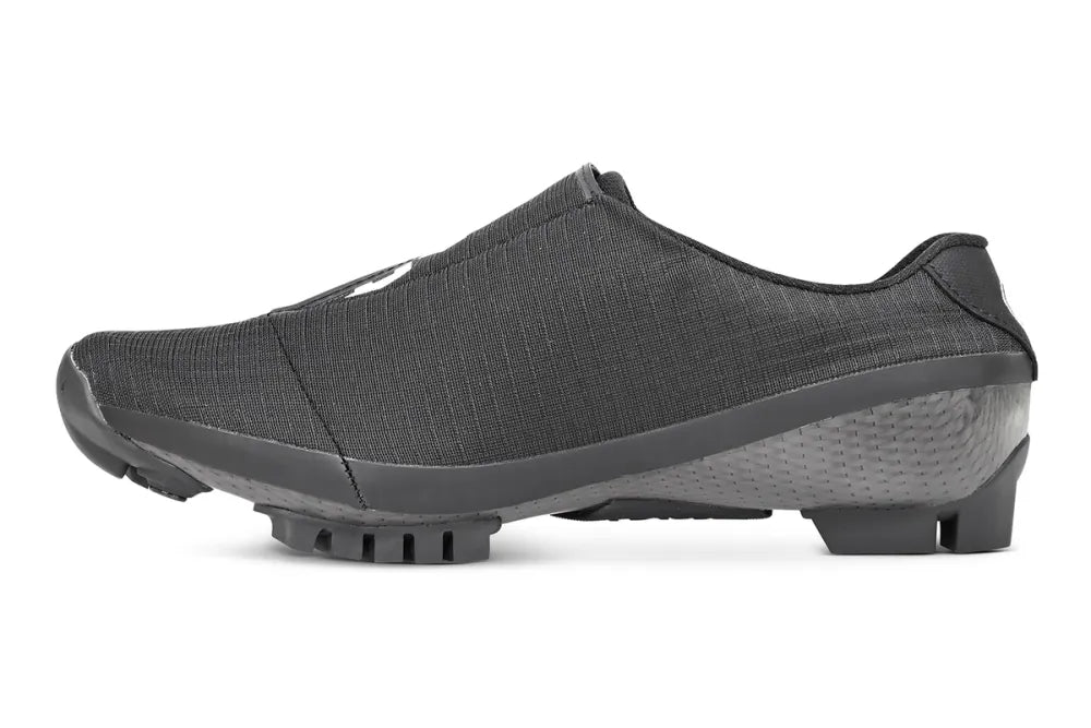 Zapatillas de gravel Bont Vaypor SL G en negro, lateral interior