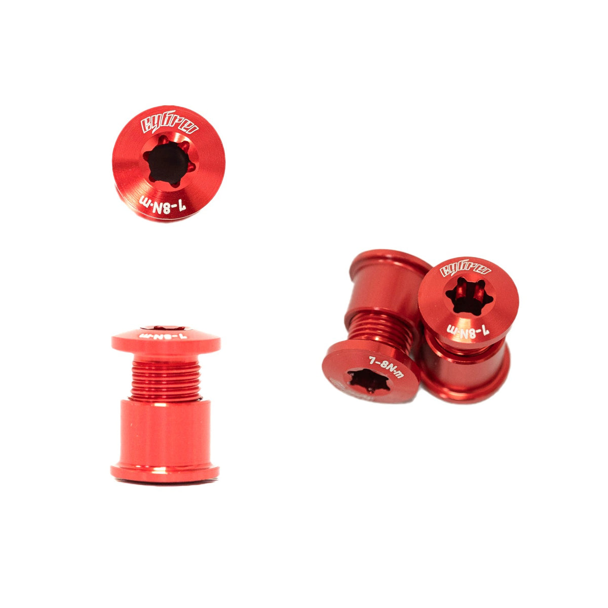 Cybrei Tornillos para Platos rouge, détail