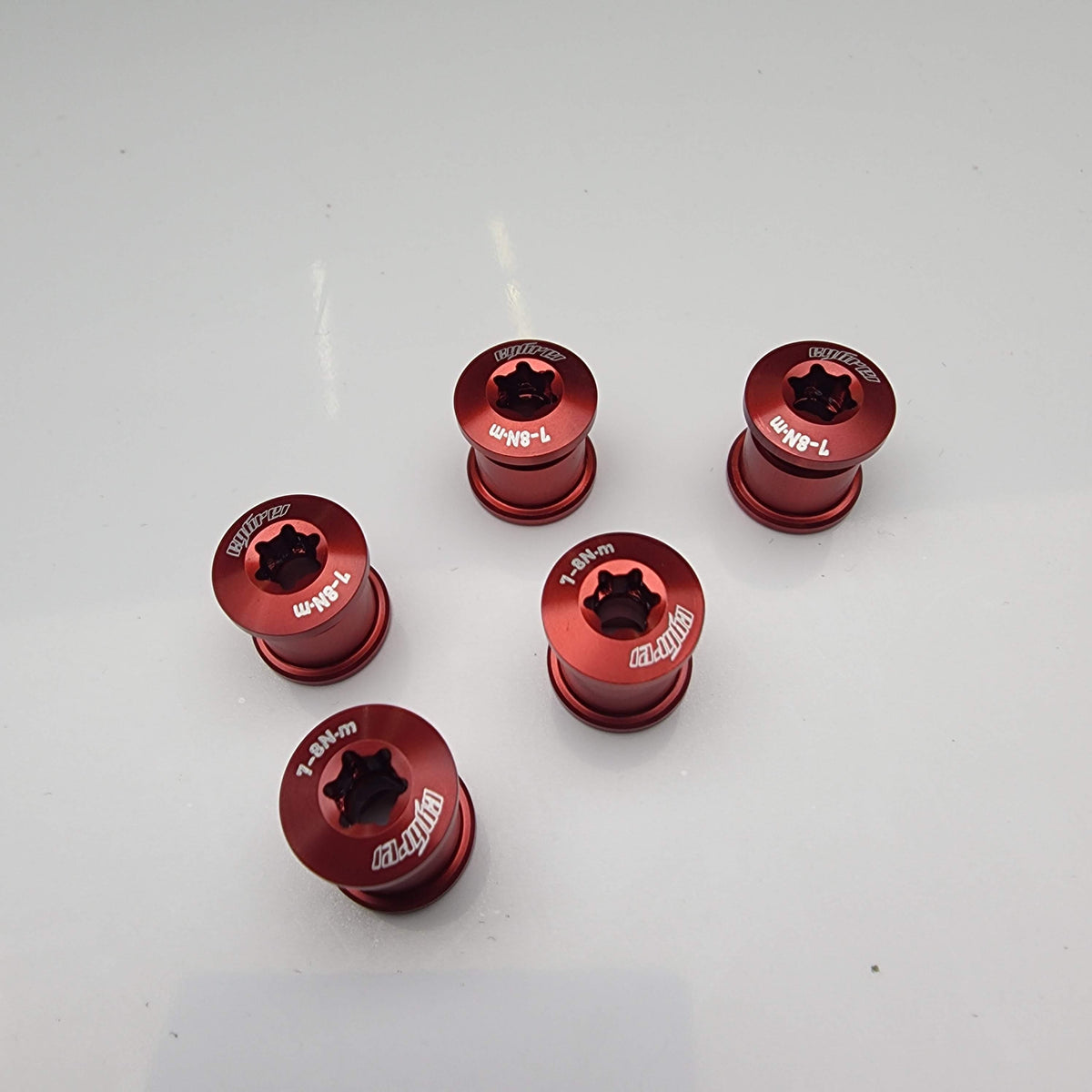 Cybrei Tornillos para Platos rouge, vue de dessus