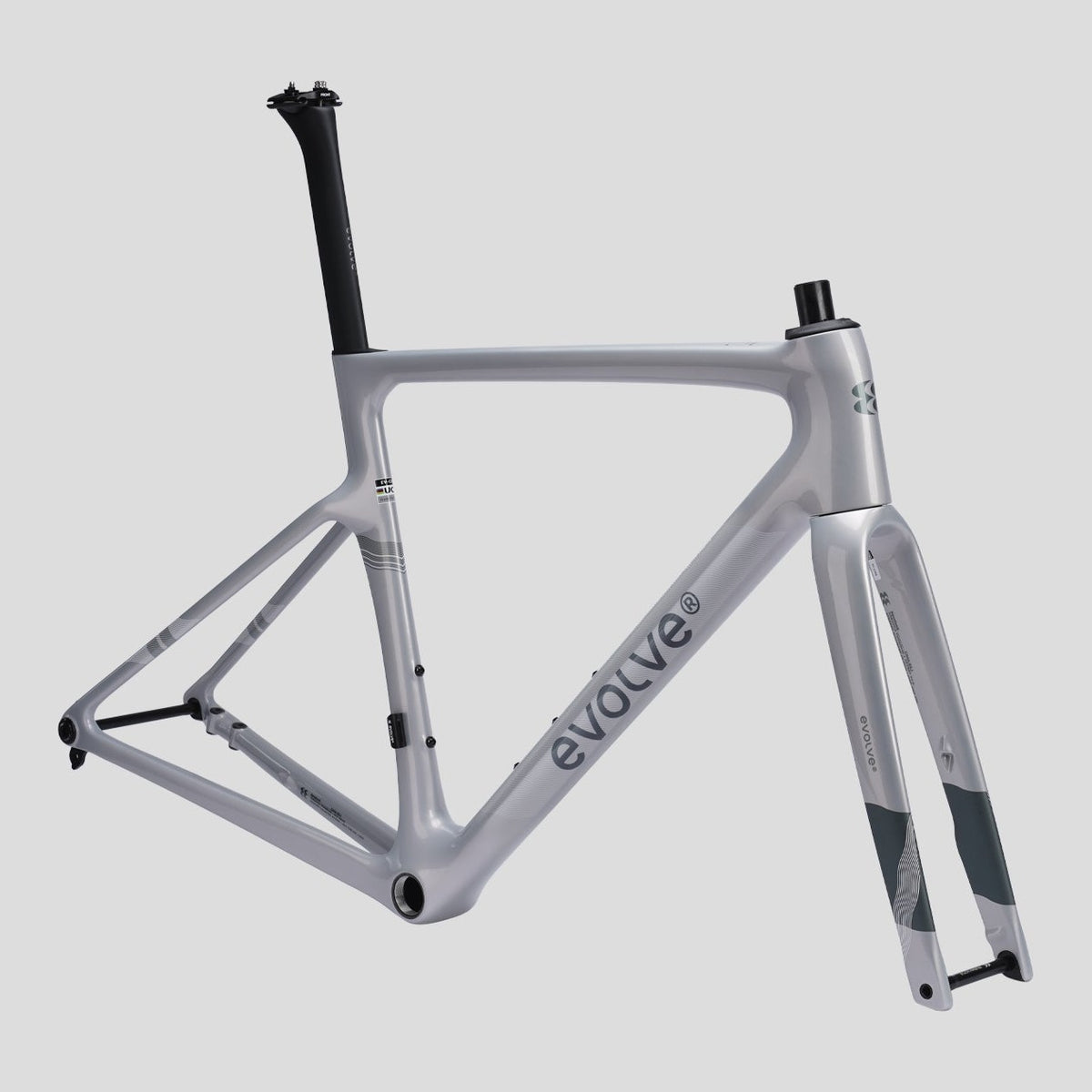 Vélo Evolve Artista Cima Force AXS Streams, cadre, vue de trois quarts