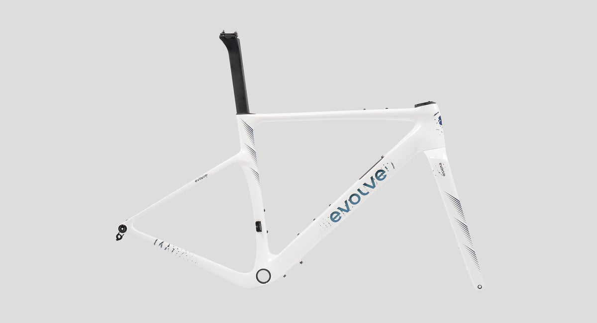 Rahmen Evolve Cima GR White, Seitenansicht