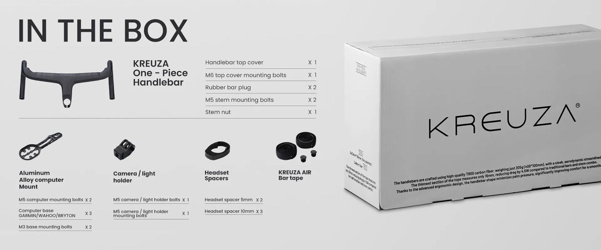 Evolve Kreuza Apex, contenuto della confezione e accessori