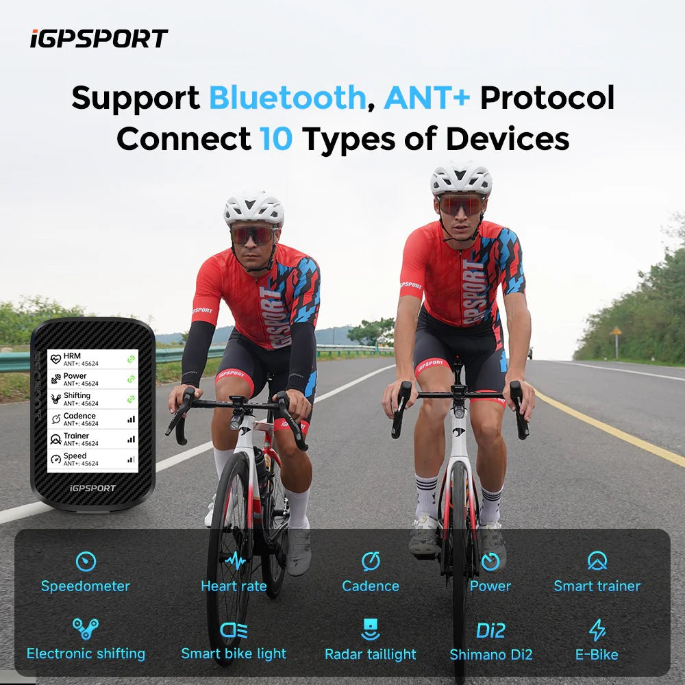 Ciclocomputador iGPSPORT BSC300T, Detail