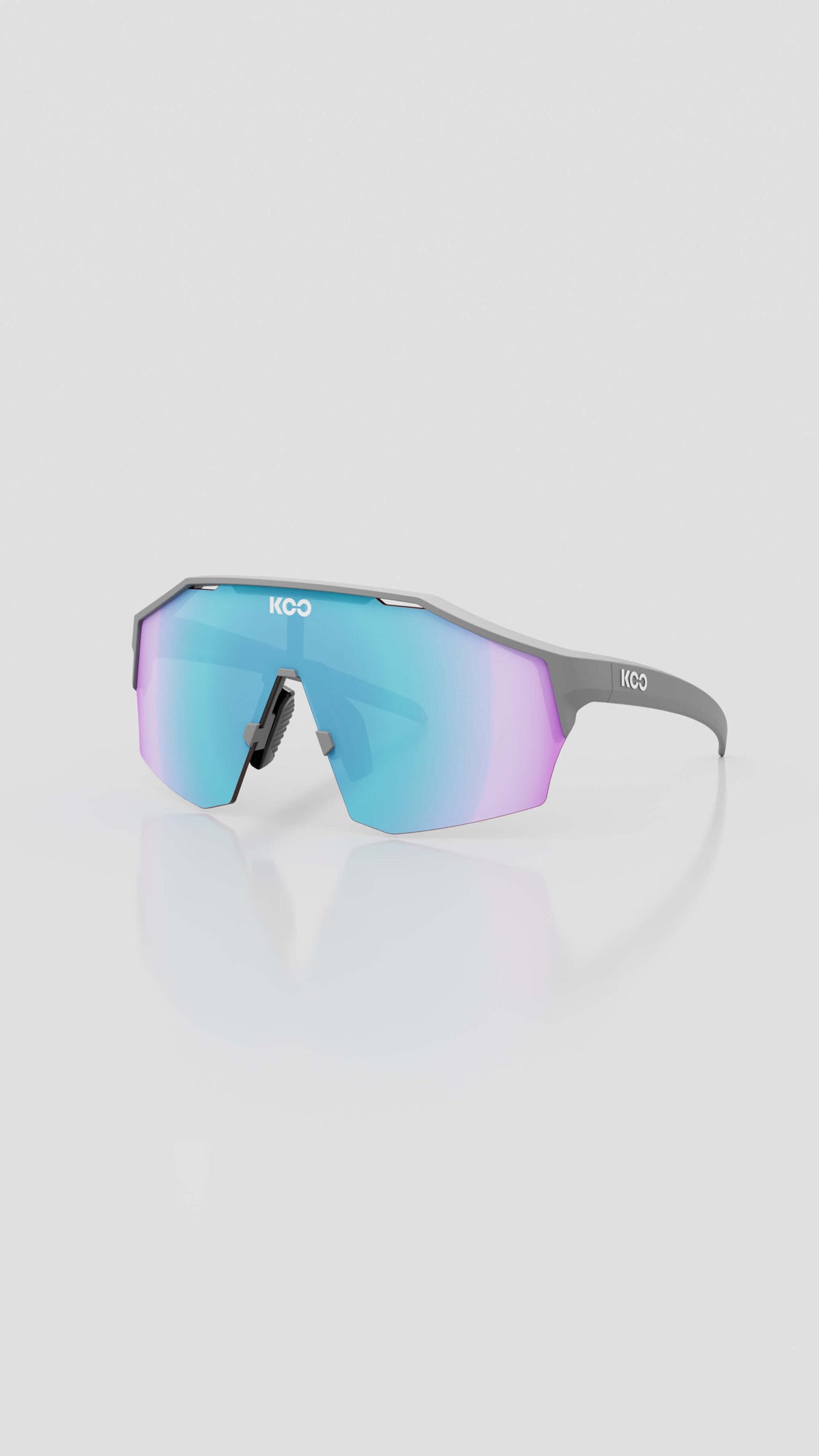 KOO Alibi — Grey Matt / Turquoise Mirror — imagen 1