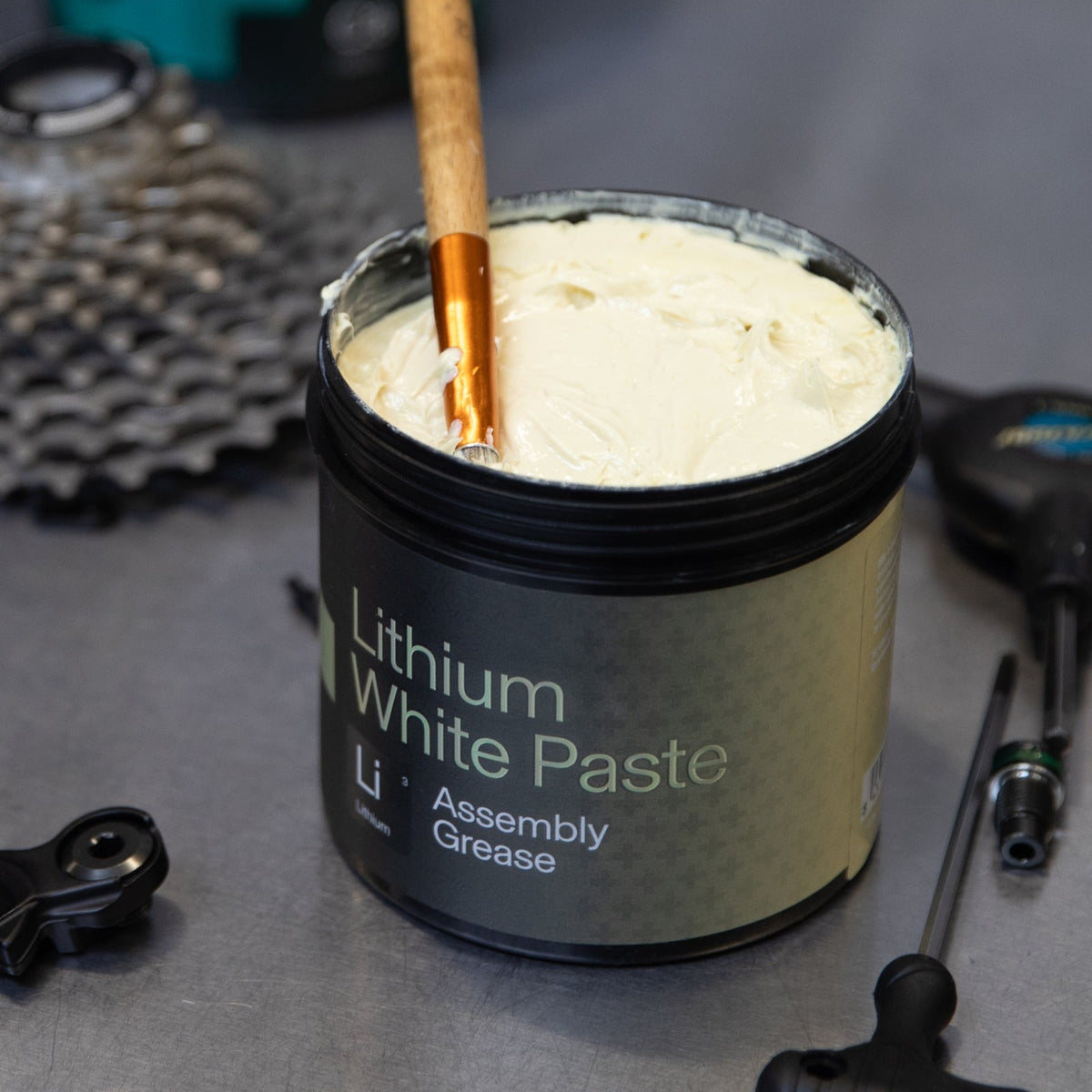 Cuidado de la Bicicleta Lithium White Paste / Assembly Grease 500 ml, dettaglio
