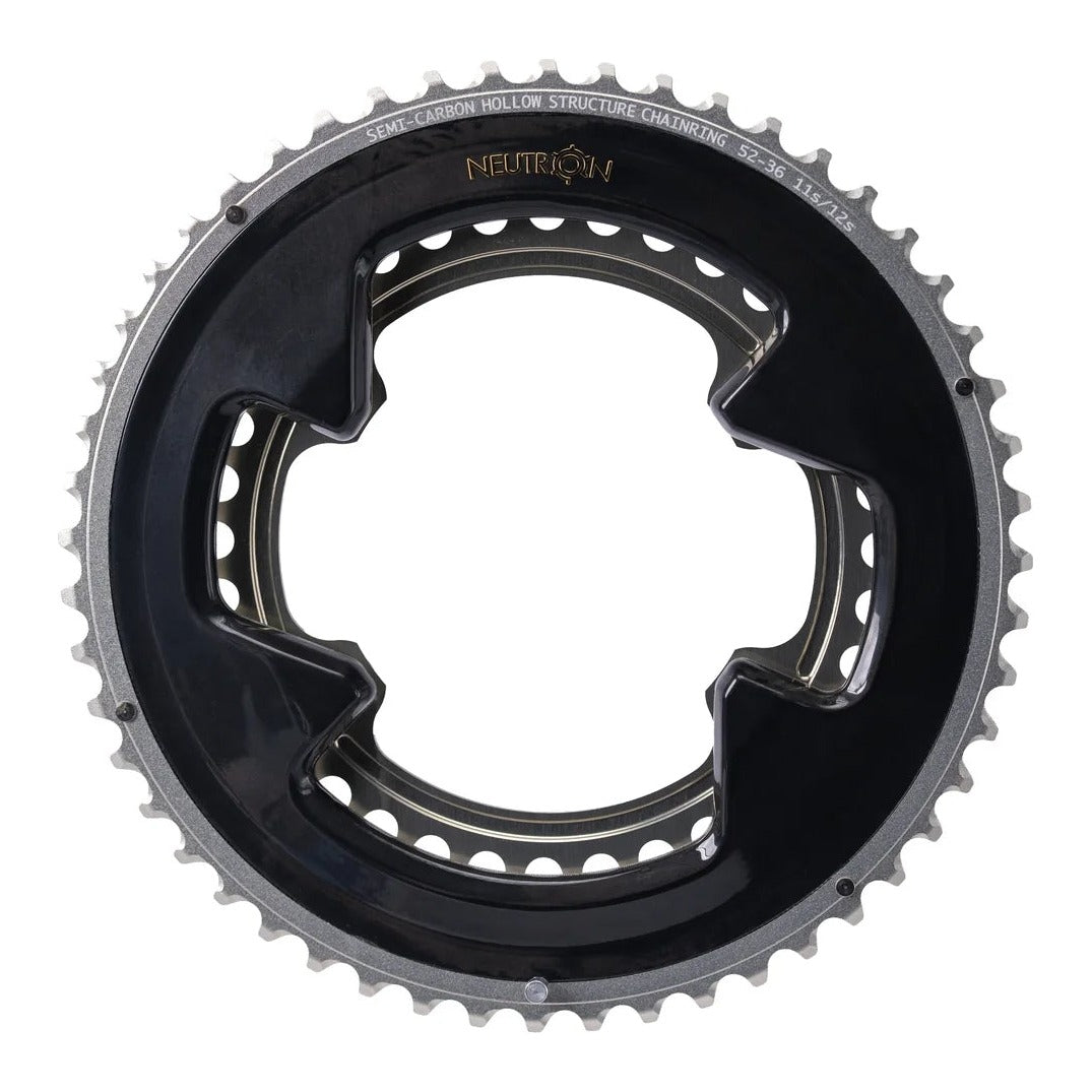 Platos Neutron de Carbono anodisation dure, vue de face