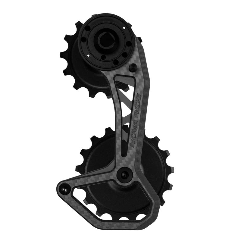 Portapoleas CCD EVO Nova Ride Black, detalle