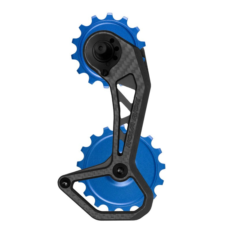 Portapoleas CCD EVO Nova Ride Blue, vista lateral