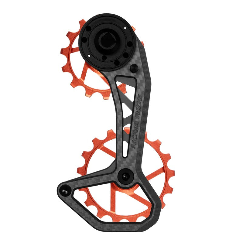 Portapoleas CCD EVO Nova Ride Orange, detalle