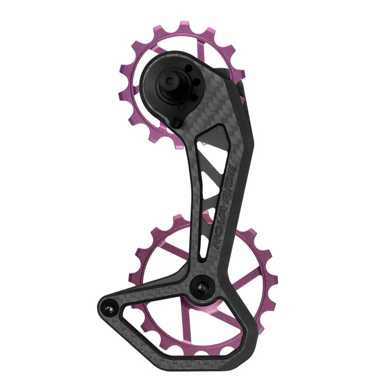 Portapoleas CCD EVO Nova Ride Purple, detalle