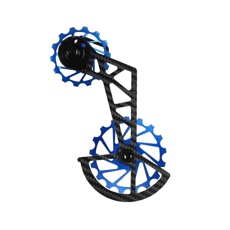 Portapoleas CCD Nova Ride Blue, three-quarter view