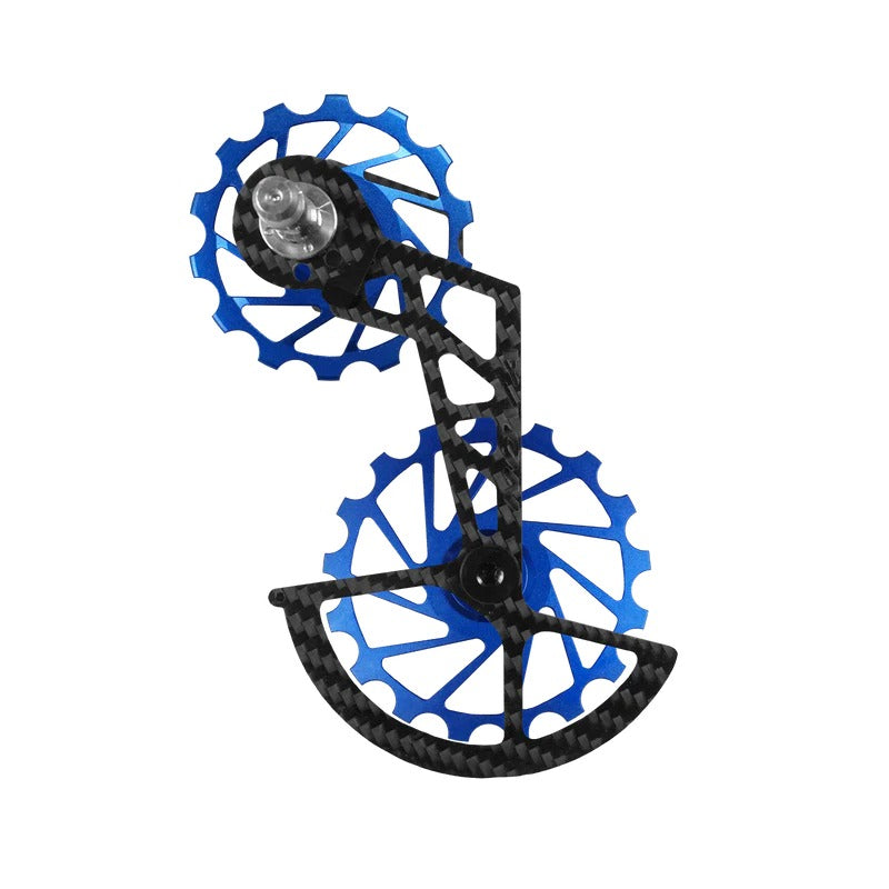 Portapoleas CCD Nova Ride Blue, three-quarter view