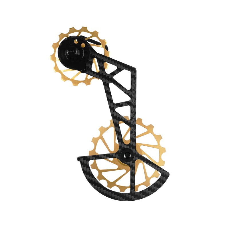 Portapoleas CCD Nova Ride Gold, three-quarter view