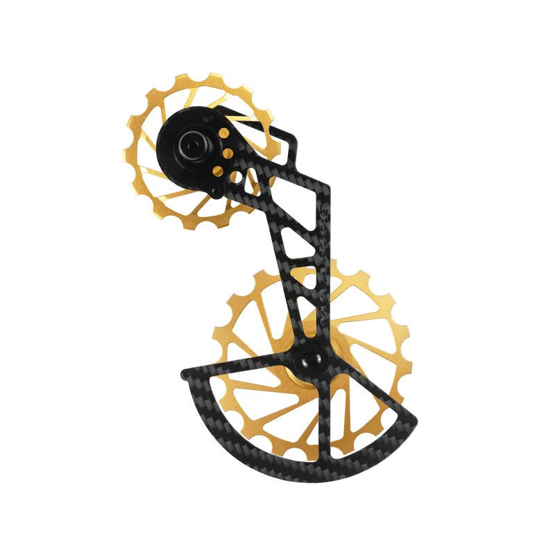 Portapoleas CCD Nova Ride Gold, three-quarter view