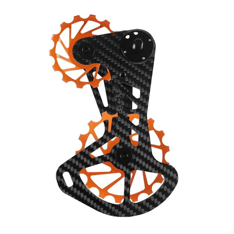 Portapoleas CCD Nova Ride Orange, three-quarter view