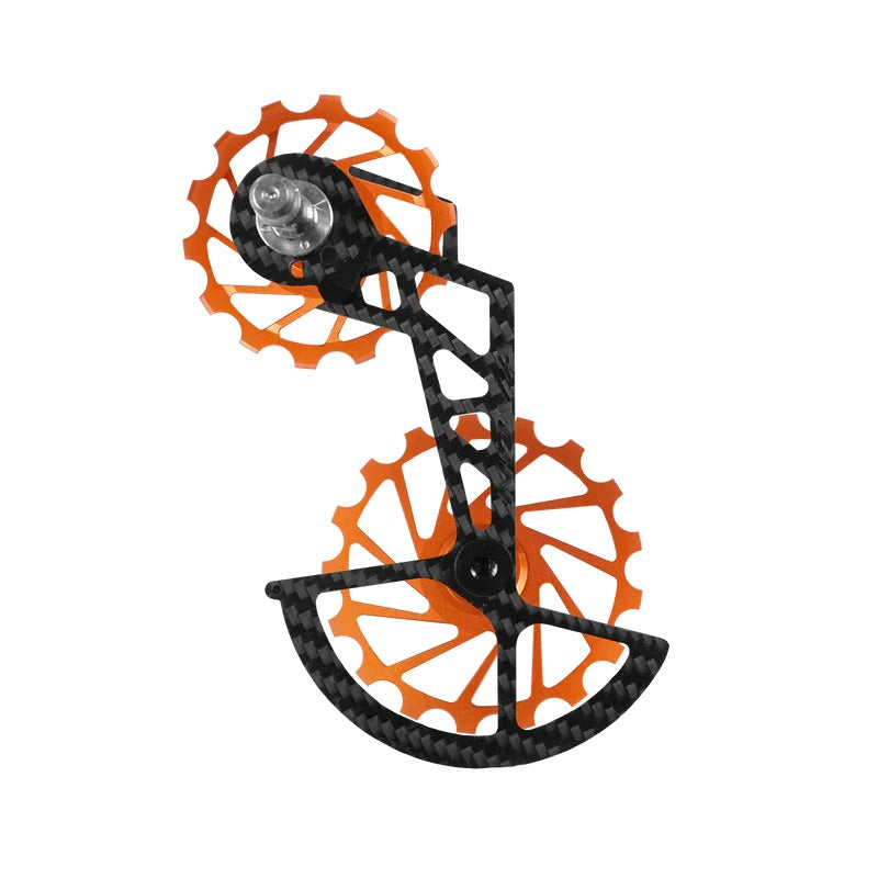 Portapoleas CCD Nova Ride Orange, three-quarter view