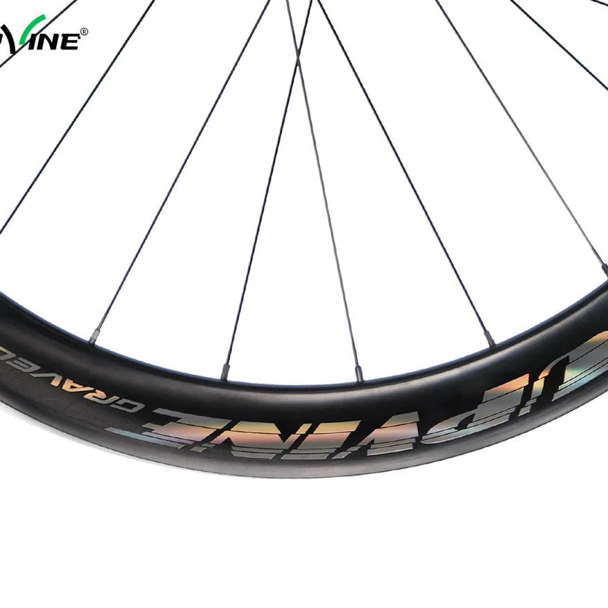 Ruedas Upvine Gravel Disc, paint detail