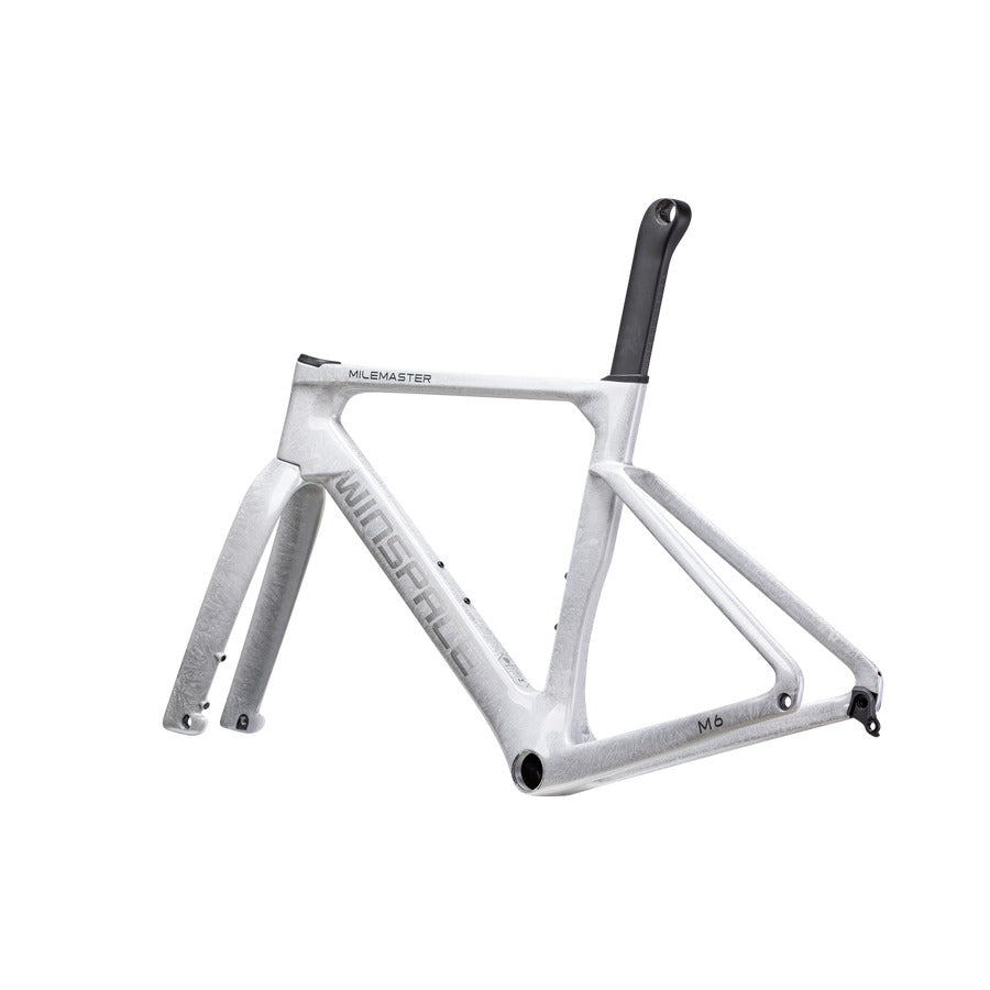 Rad Winspace M6 105 Di2 Frost White, Dreiviertelansicht