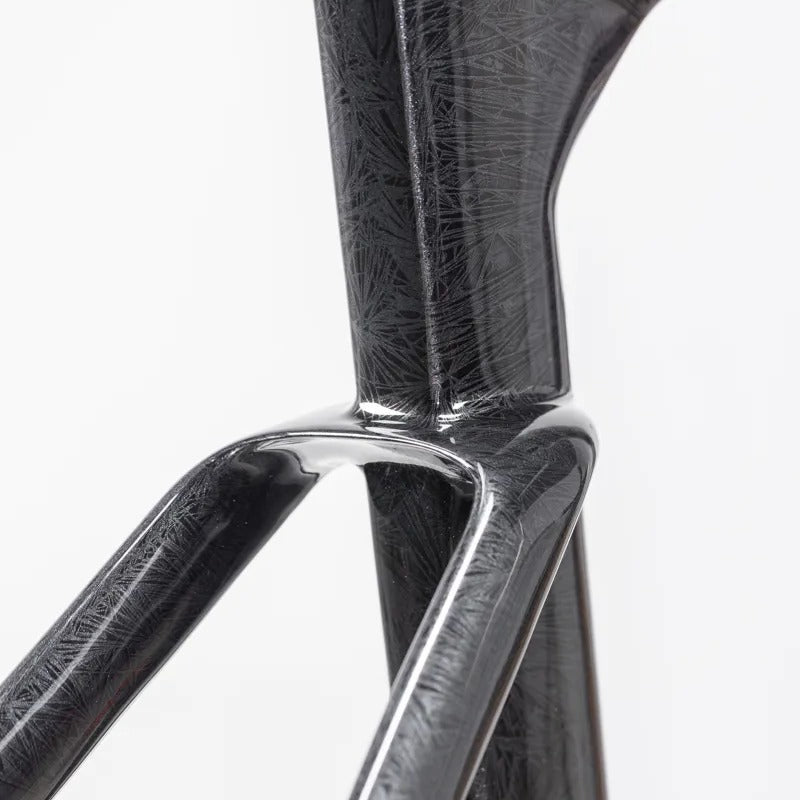 Bicicleta Winspace M6 105 Mecánico Frost Black, detalle del tubo de sillín