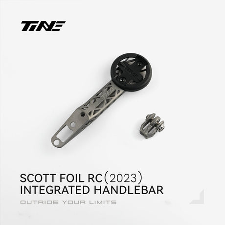 TiNE soporte de ciclocomputador de titanio para el manillar integrado Scott Foil RC 2023 / Addict RC 2025