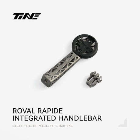 TiNE soporte de ciclocomputador de titanio para el manillar integrado Roval Rapide / Alpinist