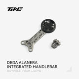 TiNE soporte de ciclocomputador de titanio para el manillar integrado Deda Alanera