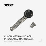 TiNE soporte de ciclocomputador de titanio para el manillar integrado Vision Metron 5D ACR