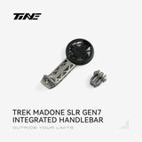 TiNE soporte de ciclocomputador de titanio para el manillar integrado Trek Madone Gen 7