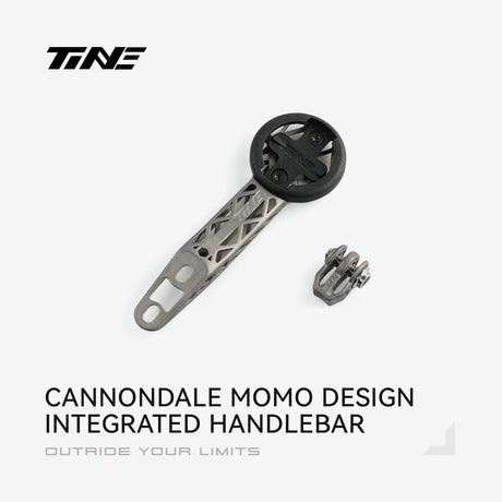 TiNE soporte de ciclocomputador de titanio para el manillar integrado Cannondale MOMO Design