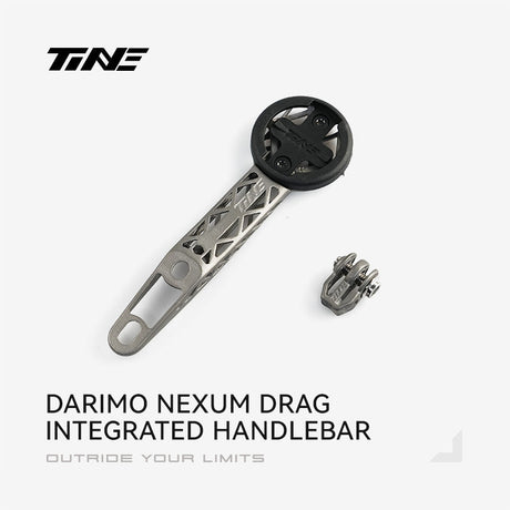 TiNE soporte de ciclocomputador de titanio para el manillar integrado Darimo Nexum Drag