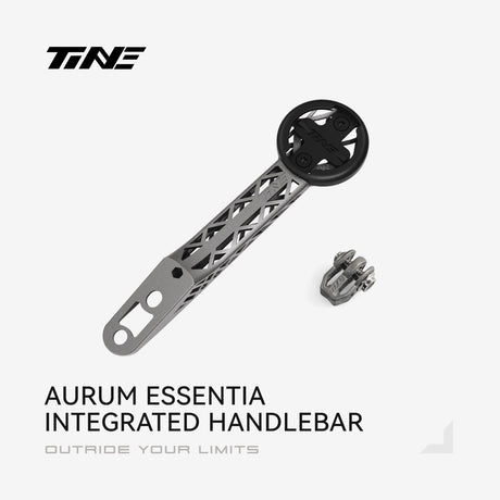 TiNE soporte de ciclocomputador de titanio para el manillar integrado Aurum Essentia
