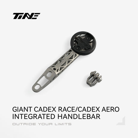 TiNE soporte de ciclocomputador de titanio para el manillar integrado Giant Cadex Aero / Race