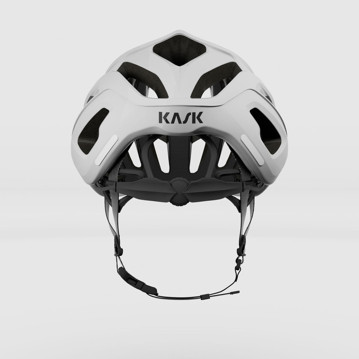 Kask Mojito³ blanco vista trasera con Octo Fit
