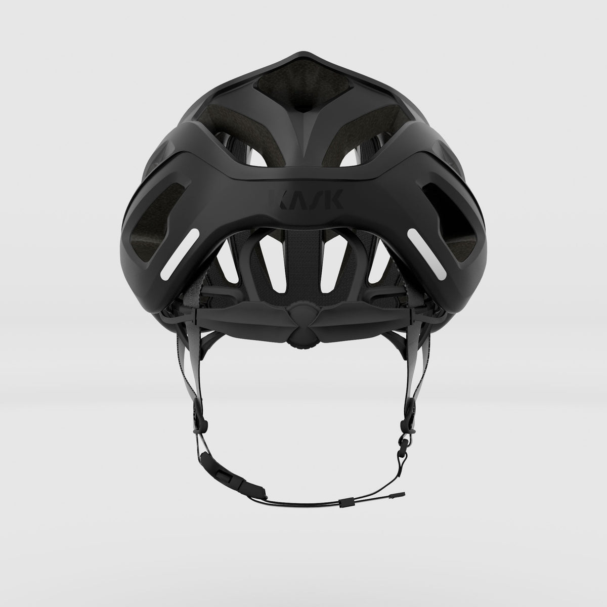 Kask Mojito³ negro mate vista trasera con Octo Fit