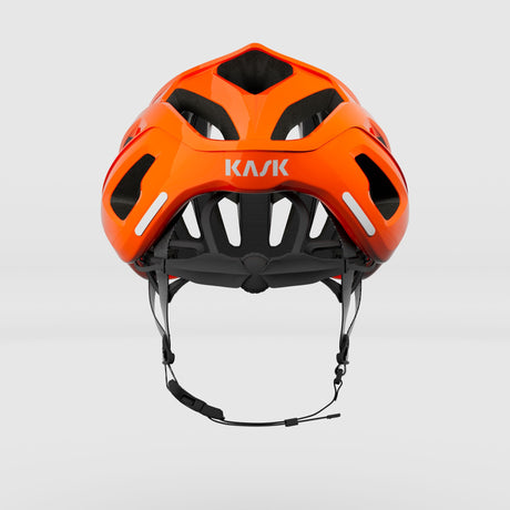 Kask Mojito³ naranja vista trasera con Octo Fit