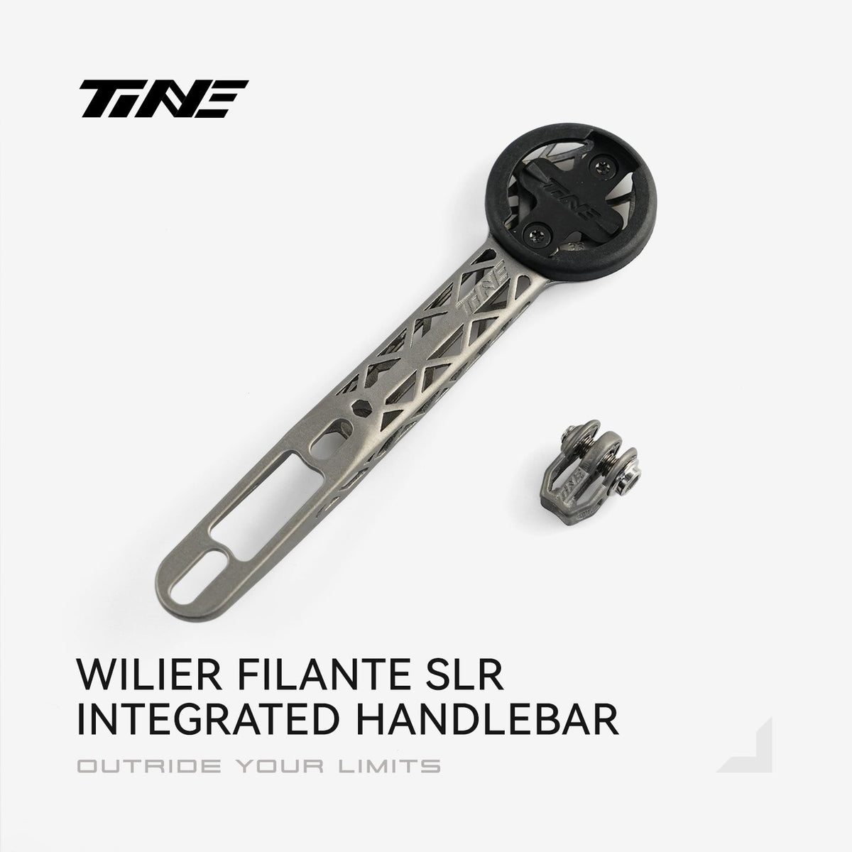 TiNE soporte de ciclocomputador de titanio para el manillar integrado Wilier Filante SLR