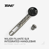 TiNE soporte de ciclocomputador de titanio para el manillar integrado Wilier Filante SLR