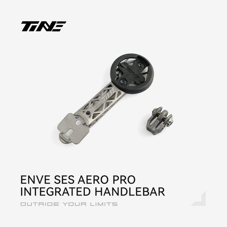 TiNE soporte de ciclocomputador de titanio para el manillar integrado ENVE SES Aero Pro