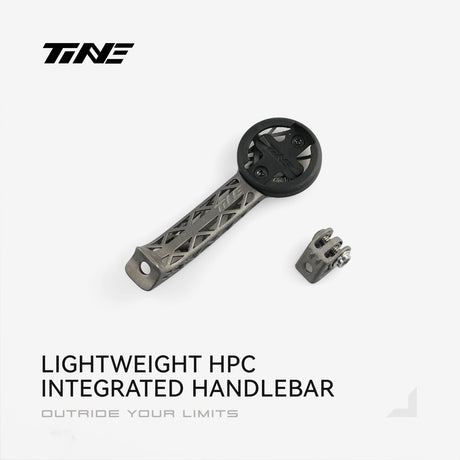 TiNE soporte de ciclocomputador de titanio para el manillar integrado Lightweight HPC