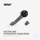 TiNE soporte de ciclocomputador de titanio para el manillar integrado Factor One