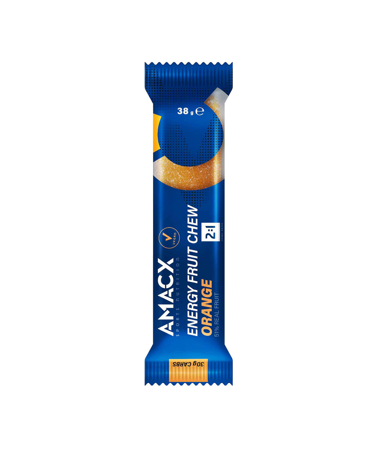 AMACX ENERGY FRUIT CHEW ORANGE