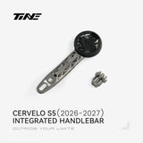 TiNE soporte de ciclocomputador de titanio para el manillar integrado Cervélo S5 (2026–2027)