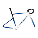 Cuadro carretera de carbon Quick Pro AR:One blue flower porcelain